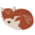 tapis forme renard pour chambre enfant