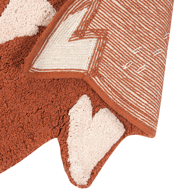 Nattiot Washable cotton Kid's bedroom rug - Little Wolf - 70 x 110 cm