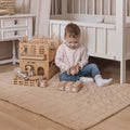 Nattiot Reversible Washed Cotton Baby blanket - Anna Terrcota - 140 x 100 cm