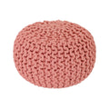 Nattiot Cotton Kid's pouf - Lili Coral - D30 x H20 cm
