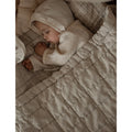 Nattiot Reversible Washed Cotton Baby blanket - Anna Sand - 140 x 100 cm