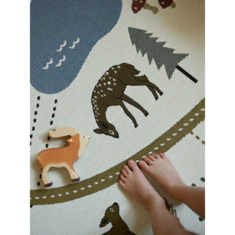 Nattiot Indoor & Outdoor Kid's Play Mat - Little Forest - 123 x 180 cm