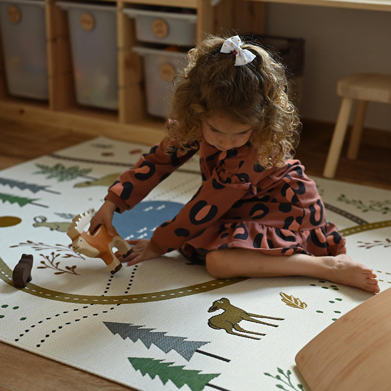 Nattiot Indoor & Outdoor Kid's Play Mat - Little Forest - 123 x 180 cm