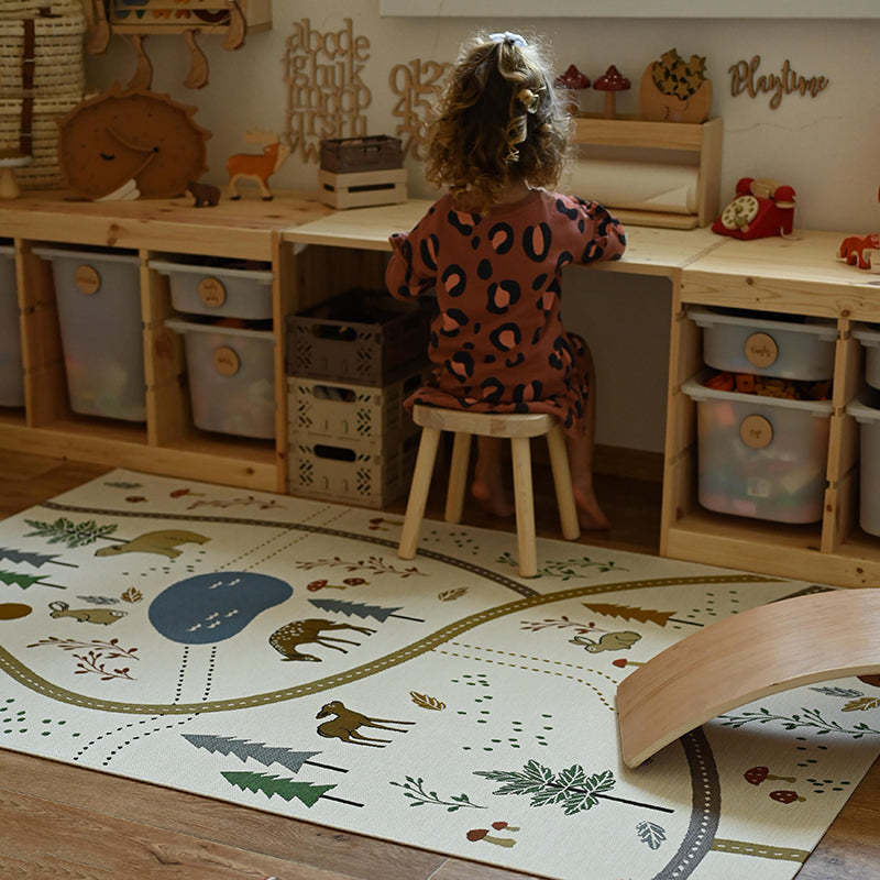 Nattiot Indoor & Outdoor Kid's Play Mat - Little Forest - 123 x 180 cm