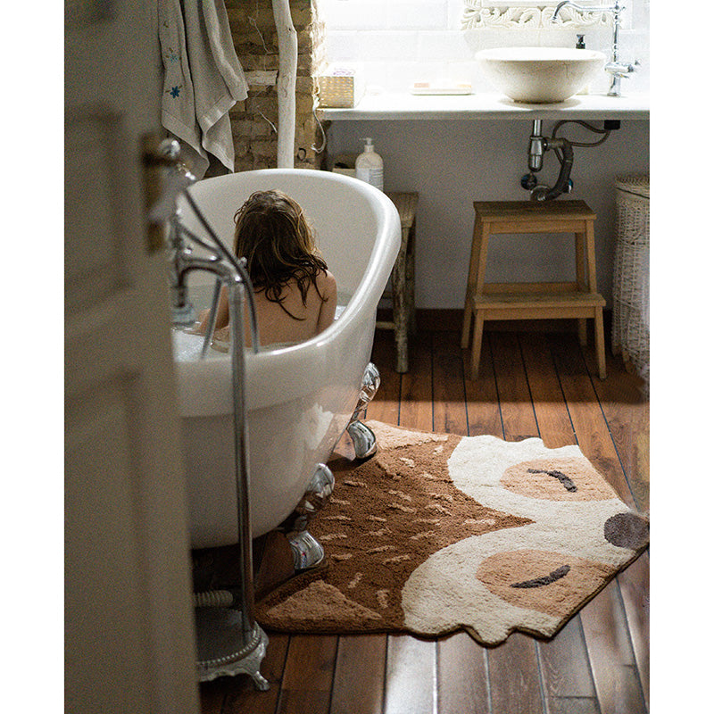 Nattiot washable cotton baby room rug with little fox - Marlo - 85 x 120 cm